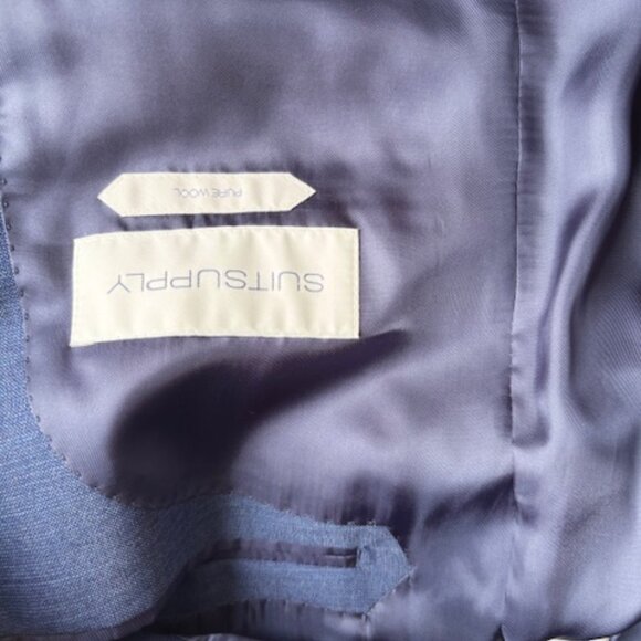 Suitsupply Mid Blue Napoli Suit - 38 - Picture 3 of 7